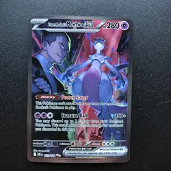 Pokemon 2025 Destined Rivals Team Rocket's Mewtwo ex 231/182 SIR - Image 1