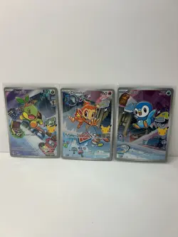 Pokemon TCG First Partner Illustration Collection Series 1 Sinnoh Gen 4 Set - Image 1