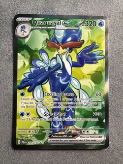 Quaquaval ex 235/193 Pokemon TCG Paldea Evolved Ultra Rare - Image 1