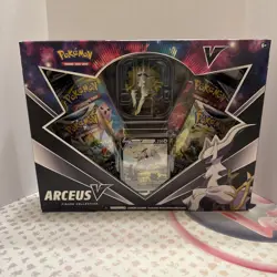 Pokemon TCG Arceus V Collection Box SEALED w/ Cosmic Eclipse - Image 1