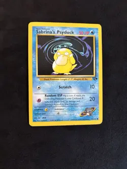 Sabrina's Psyduck 99/132 Gym Challenge Regular Pokemon TCG - LP - Image 1