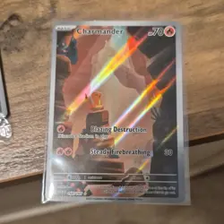 Pokemon TCG Charmander 168/165 Sv: Scarlet & Violet 151 Illustration Rare Holo - Image 1