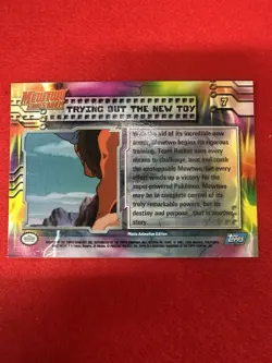 Pokemon TCG Trying Out the New Toy Pokemon Topps Mewtwo Strikes Back 7 - Image 2