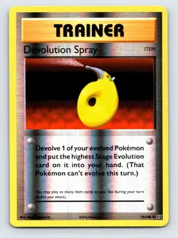 2016 Pokemon XY Evolutions DEVOLUTION SPRAY Reverse Holo 76/108 - Image 1
