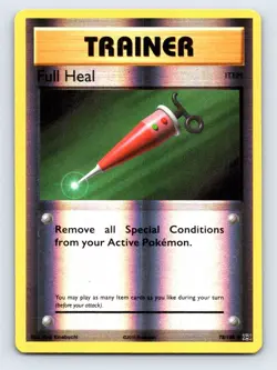 2016 Pokemon XY Evolutions TRAINER FULL HEAL Reverse Holo 78/108 - Image 1