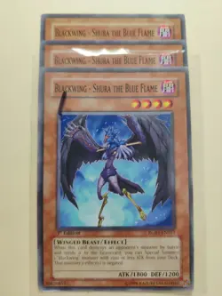3x Blackwing - Shura the Blue Flame RGBT-EN011 Common 1st Ed LP/MP - Image 1