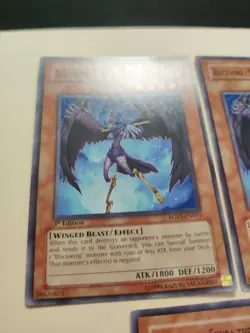 3x Blackwing - Shura the Blue Flame RGBT-EN011 Common 1st Ed LP/MP - Image 3