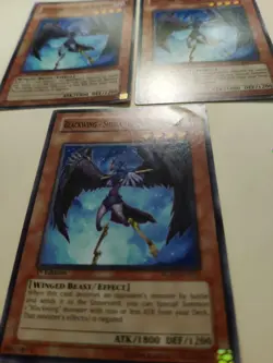 3x Blackwing - Shura the Blue Flame RGBT-EN011 Common 1st Ed LP/MP - Image 5