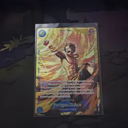 Portgas.D.Ace OP13-119 SEC - One Piece TCG - Foil NM Near-Mint Secret Rare - Image 1