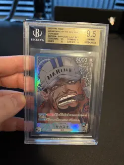 One Piece OPTCG Sakazuki OP05-041 Awakening of The New Era JPN PARALLEL BGS 9.5 - Image 1