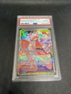 Bandai One Piece OP05 Monkey.D.Luffy #119 FOIL PSA 10 English - Image 1