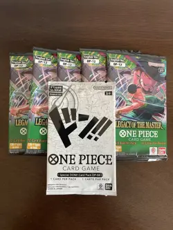 One Piece Legacy Of The Master OP-12 5 Booster Packs & 1 DON!! Pack English - Image 1