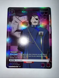 Rare ⭐ King Bradley - Union Arena - Full Metal Alchemist Ue09st/Fma-1-113 Purple - Image 1