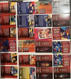 Fleer Ultra X-Men 1995 Marvel Trading Card Lot 20 Cards Jean Grey Wolverine - Image 2