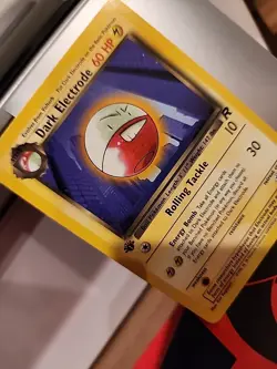 Dark Electrode 1st Edition 34/82 Team Rocket Vintage Non-Holo Pokemon Card TCG - Image 3