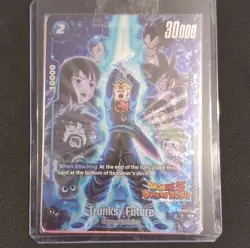 Bandai Dragon Ball Z Dokkan Battle Trunks Future Energy Marker Holo Lot 2 Cards - Image 1