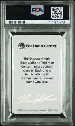PSA 10 PIKACHU x BEAR WALKER | Skateboard Collection Graded Pokemon Card /250 - Image 2