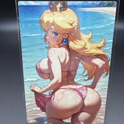 P Peach Anime Waifu Card Doujin ACG Goddess Holo - Image 2