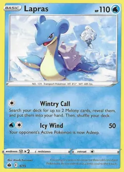 Lapras - 6/15 - McDonald's Promos 2022 - Near Mint - McDonalds Promo Cards - Image 1