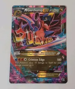 Pokemon TCG M Garchomp EX Promo Card XY168! - Image 1