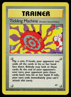 Pokemon Card Gym Heroes Tickling Machine 119/132 Unlimited Uncommon - Image 1