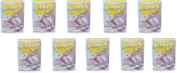 Dragon Shield Matte White Standard Card Sleeves 10 Packs of 100 1000 Sleeves - Image 1