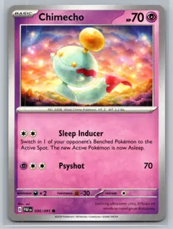 Chimecho #030/091 SV: Paldean Fates Common - Pokemon Cards D76 - Image 1