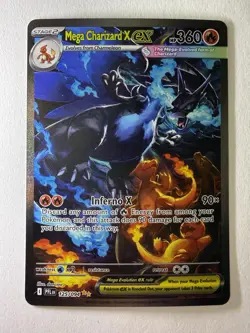 Mega Charizard X ex 125/094 SV9 Phantasmal Flames SIR Pokemon Card NM/Mint - Image 1