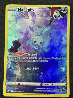 Pokemon Manaphy GG06/70 Crown Zenith Galarian Gallery Ultra Rare Holo 70HP Card - Image 1