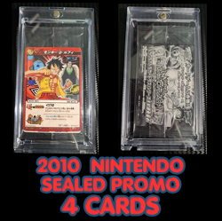 2010 One Piece NINTENDO LUFFY Miracle Battle Carddas SEALED CARD PROMO PACK RARE - Image 1