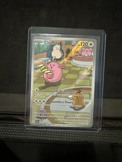 Pokemon TCG Chansey Illustration Twilight Masquerade Card 187/167 - Image 1