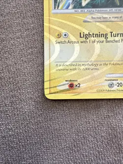 Arceus AR6 Holo Rare Card - Image 5