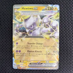 Mewtwo ex 058/182 SV04: Paradox Rift NM Pokemon Card TCG - Image 1