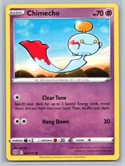 Chimecho #063/172 SWSH09: Brilliant Stars Common - Pokemon Cards D76 - Image 1