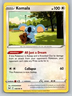 Komala #149/196 SWSH11: Lost Origin Uncommon - Pokemon Cards F54 - Image 1