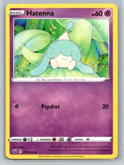 Hatenna #071/198 SWSH06: Chilling Reign Common - Pokemon Cards D77 - Image 1