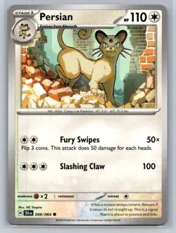 Persian #049/064 Shrouded Fable Common - Pokemon Cards F53 - Image 1