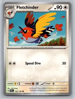 Fletchinder #122/142 Stellar Crown Common - Pokemon Cards F54 - Image 1