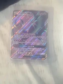 Lunala GX 141/149 Full Art Holo Rare Pokemon Card Sun & Moon Base Set SM PTCG NM - Image 3