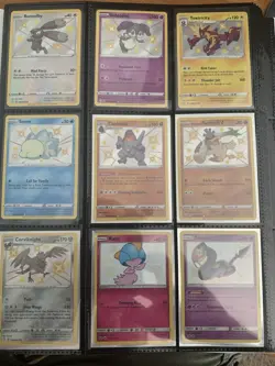 Pokemon TCG Shiny Binder 158 Cards ALL NM In Sleeves! Look Through Photos! - Image 1