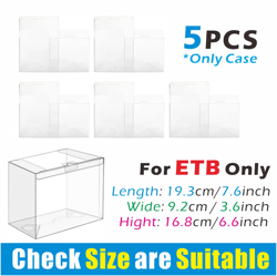 5 PCS Elite Trainer Pokemon Box Card protector ETB acrylic display case - Image 5