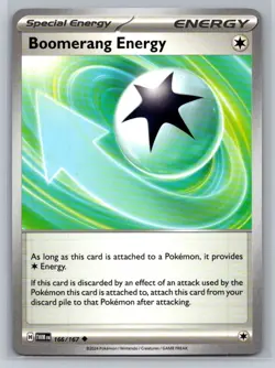 Boomerang Energy #166/167 SV06: Twilight Masquerade Uncommon - Pokemon Cards F53 - Image 1
