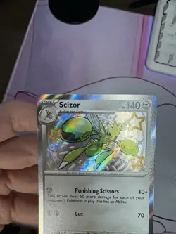 Scizor Shiny Paldean Fates 191/091 Holo Pokemon Card TCG - Image 4