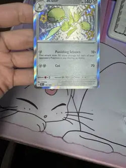 Scizor Shiny Paldean Fates 191/091 Holo Pokemon Card TCG - Image 5