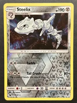 Steelix 89/168 Celestial Storm Rare Reverse Holo Pokemon Card NEAR MINT - Image 1