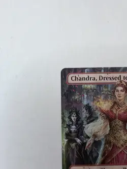 FOIL BORDERLESS Chandra, Dressed to Kill - Innistrad: Crimson Vow NM - Image 2