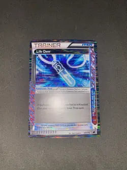 Life Dew - 107/116 Plasma Freeze Rare Holo Pokemon Card LP - Image 1
