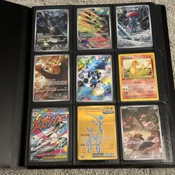 Pokemon TCG Binder Mixed Lot Of 69 Cards Ft Glumanda & Riolu - Image 1