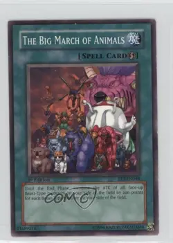 The Big March of Animals 1st Ed. YuGiOh Flaming Eternity #FET-EN048 2005 READ - Image 1