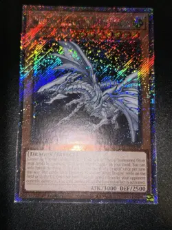 Yugioh Blue-Eyes Alternative White Dragon RA02-EN010 Platinum Secret Rare NM - Image 1